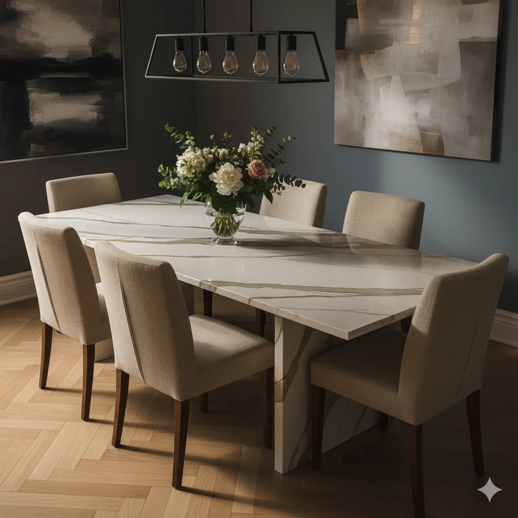 Sample of Quartz Calacatta Verona